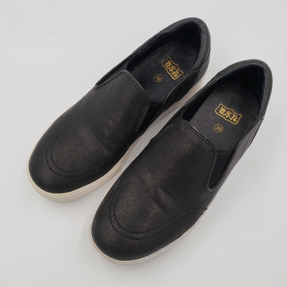 ASH "Jungle" Black Leather Platform Sneaker - Picture 9 of 16